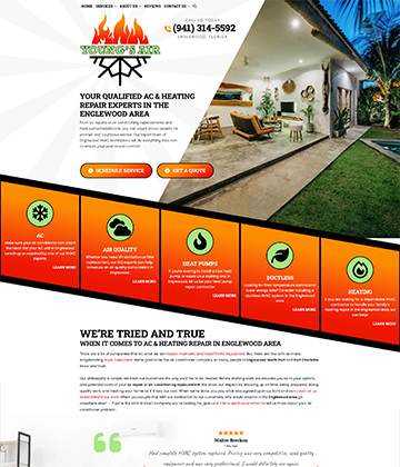 HVAC website - Young's Air